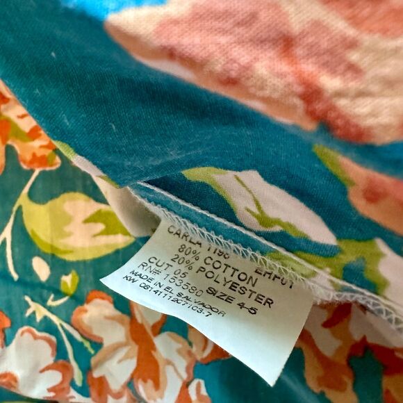 Eleanor Rose Floral Set Size 4-5 - Picture 5 of 9